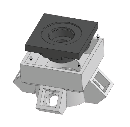 Install the objective lens module