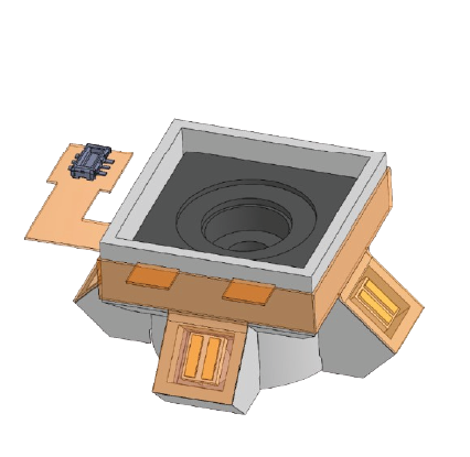 Route and fix the LED FPC