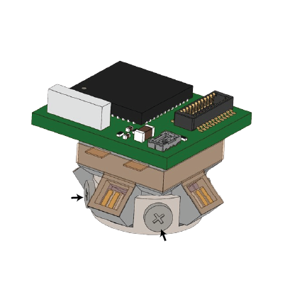 Fix Airscope onto the baseplate with screws